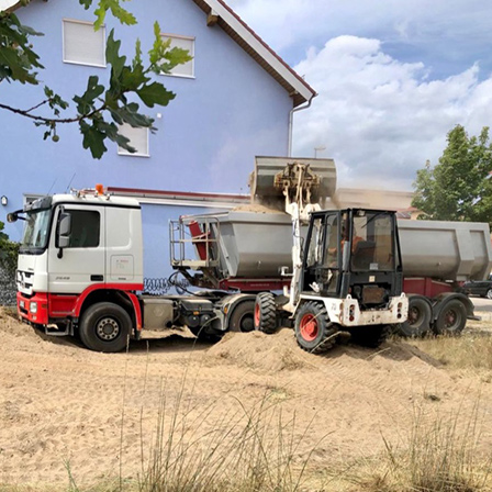 Beladung Transporter